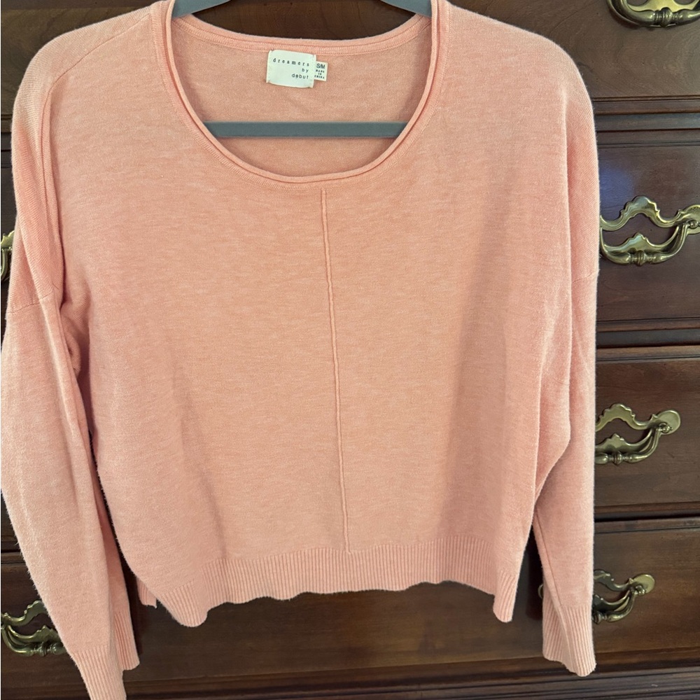 Dreamers Soft Pink Knit Top